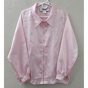 Grease Pink Ladies Zip Up Jacket Halloween Costume Size 1X *Please Read*